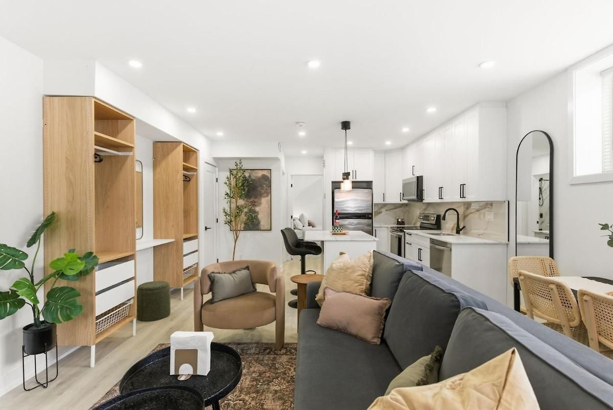 Apartment New Modern 1br Basement Near Downtown Free Parking