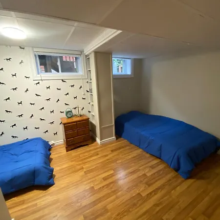 Spacious -walkout Basement- 4 Guests! -dedicated Workspace-no Pet! No Cooking! No Smoking! No Party! *