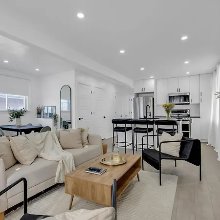 Modern 2br Near Downtown Free Parking Apartment *