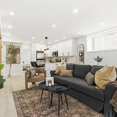 Apartment New Modern 1br Basement Near Downtown Free Parking *