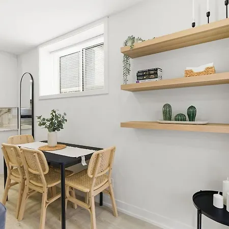 New Modern 1br Basement Near Downtown Free Parking Apartment Ottawa